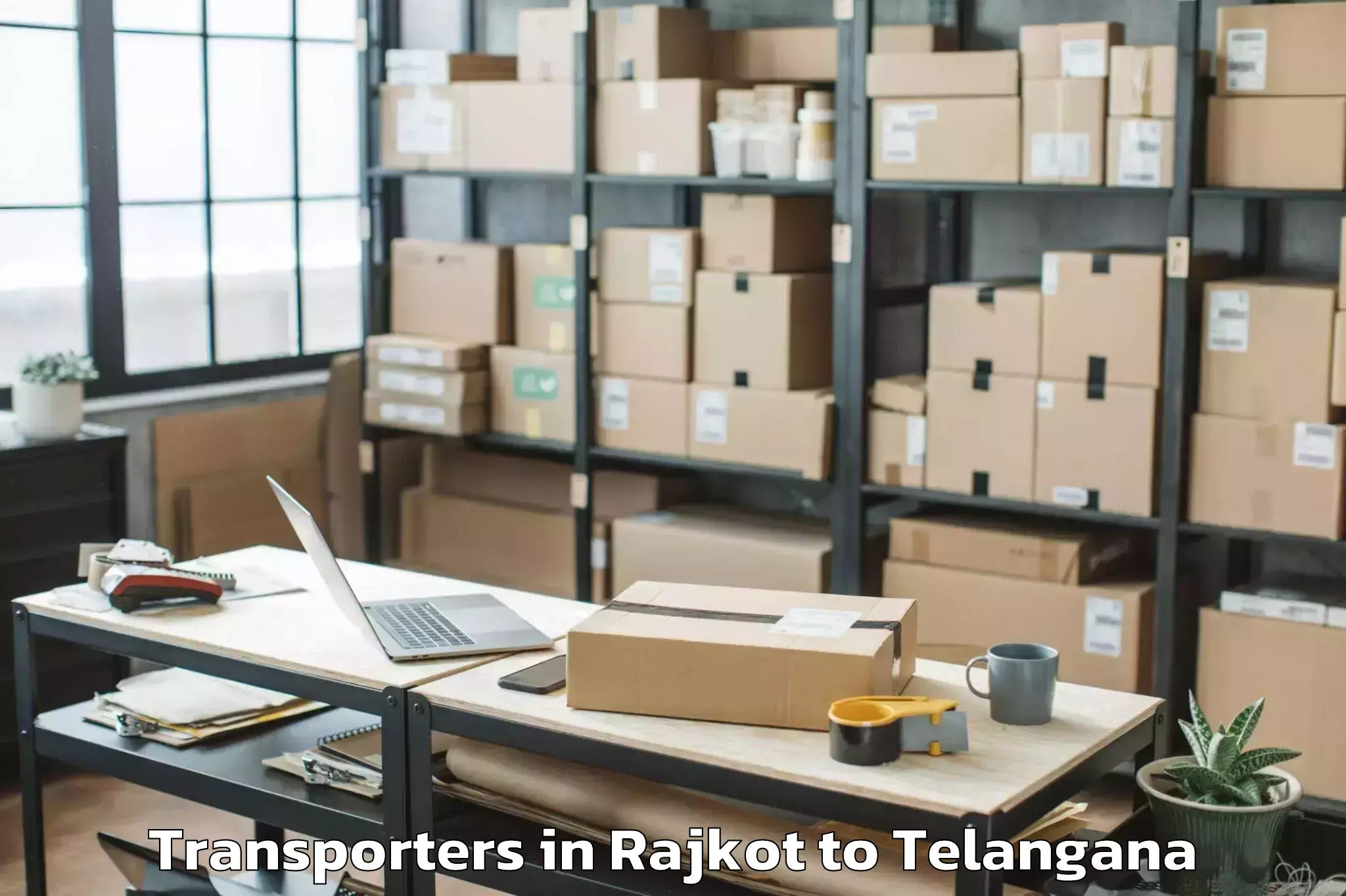 Top Rajkot to Iit Hyderabad Transporters Available